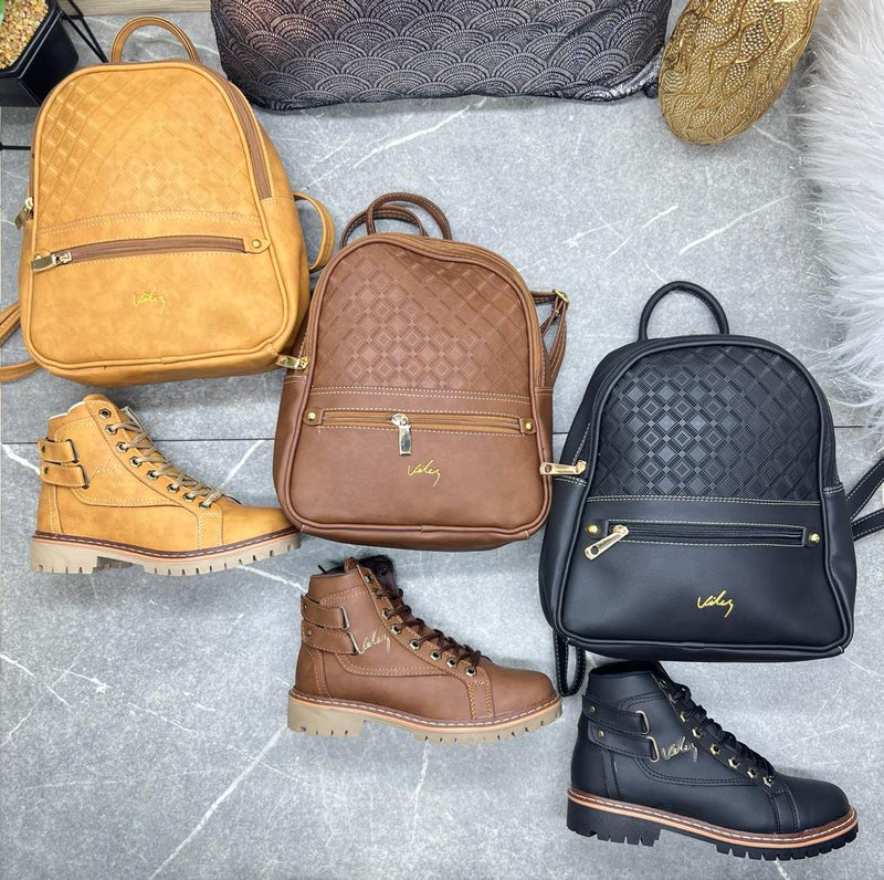 COMBO DAMA BOLSO - BOTIN VÉLEZ